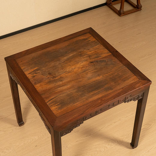 清 红木回纹四面平方桌 商品图1