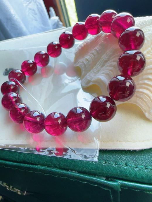 10mm单圈全色红碧玺手串 商品图0