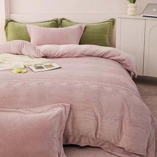 【专柜多样屋】多样屋加厚牛奶绒四件套加绒珊瑚法兰绒床单被套暖绒套件 商品图3