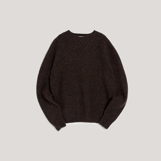 YMC SUEDEHEAD CREW KNIT 英国羊羔毛男装圆领毛衣 商品图3