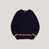 YMC SUEDEHEAD ZIG ZAG CREW KNIT 英国羊羔毛提花针织男装毛衣 商品缩略图3