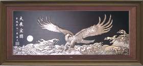 【大展宏图】纯银壁画装饰画挂画
