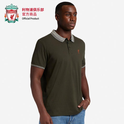 【官网同款】利物浦俱乐部  | 深灰商务华夫格POLO衫男士 商品图3