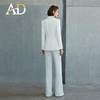 AD白色西装外套女高级感醋酸缎面新中式国风西服套装2024秋季新款 商品缩略图9