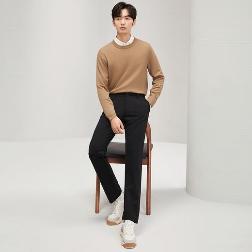 【石墨烯】柒牌男装休闲裤2024秋冬新品商务通勤上班修身直筒长裤127H70920 商品图3