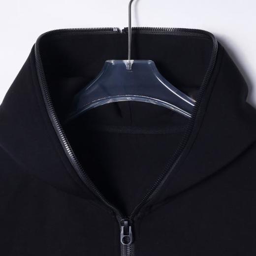 WT123秋冬季新款时尚个性纯色连帽拉链开衫卫衣外套百搭情侣宽松 商品图2