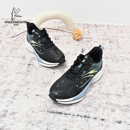 经典鲨2024年秋季新款男士韩版潮流时尚拼色跑步休闲鞋KF09-D33121 商品图0