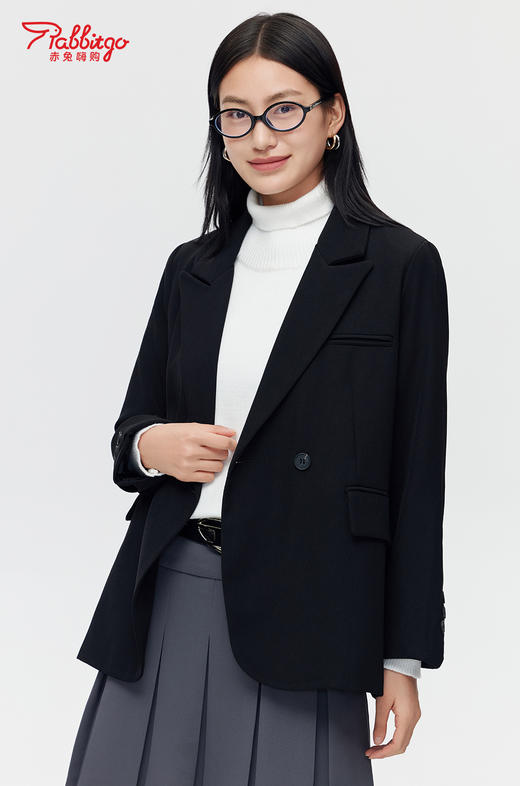 赤兔嗨购小西装外套女2024新款秋冬装今年流行oversize休闲高级感西服 商品图1