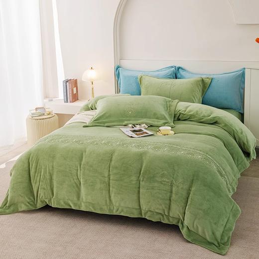 【专柜多样屋】多样屋加厚牛奶绒四件套加绒珊瑚法兰绒床单被套暖绒套件 商品图2