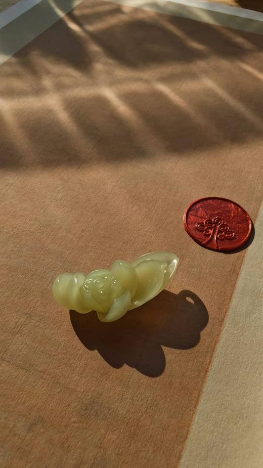 晴柔·和田黄口莲花吊坠【嘉石533】 商品图1