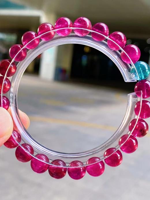 7mm-8mm单圈全色红碧玺手串 商品图3