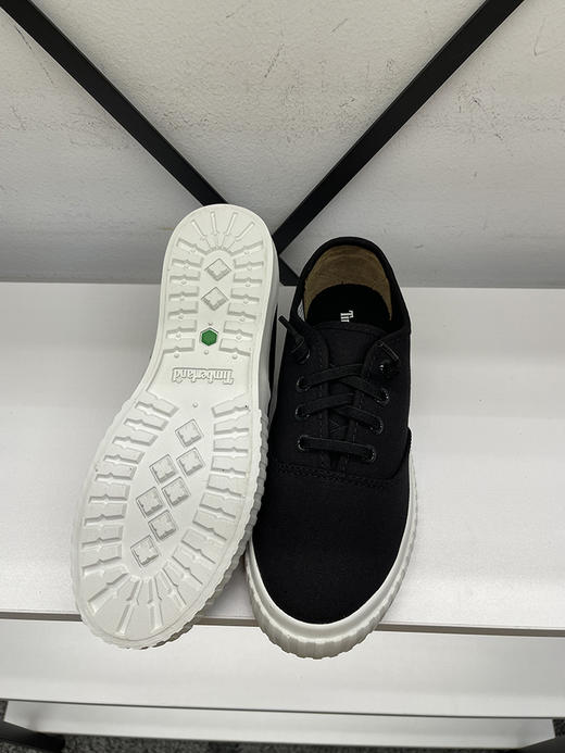 Timberland/添柏岚 女士低帮系带圆头纯色休闲百搭板鞋帆布鞋 商品图3