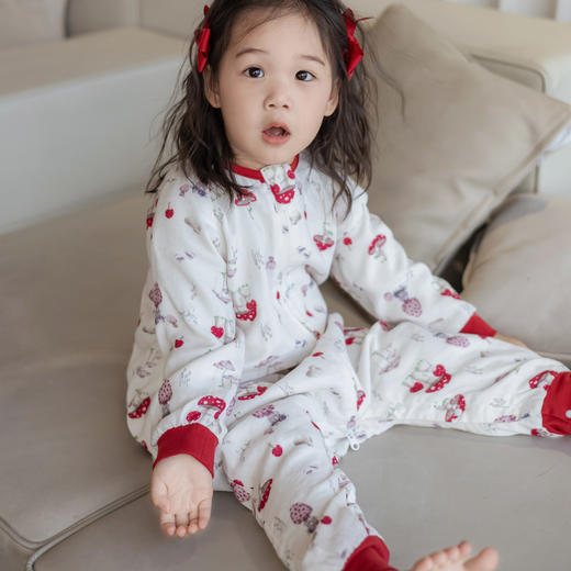 【云优选】BabyStormi宝宝 四层/六层 睡袋竹纤维纱布睡衣家居春秋男女童分腿防踢被（周六日不发货） 商品图8