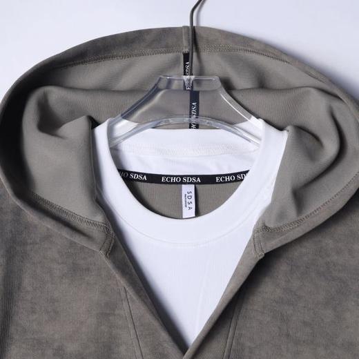 WY730秋冬新款男士连帽假两件套头长袖宽松韩版扎染时尚百搭长袖卫衣 商品图2