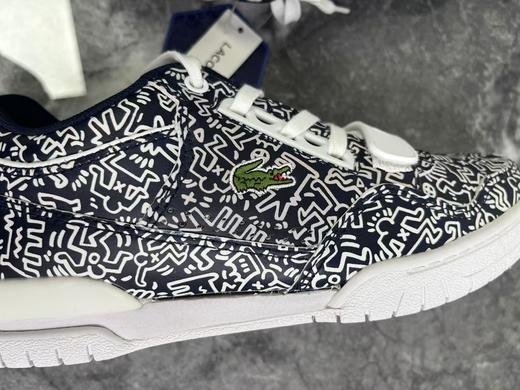 瑕疵Lacoste/法国鳄鱼 女士印花低帮休闲鞋 商品图2