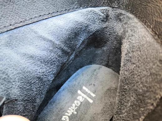 豪行真皮高跟女鞋22449106时尚加绒简约保暖棉靴 商品图5