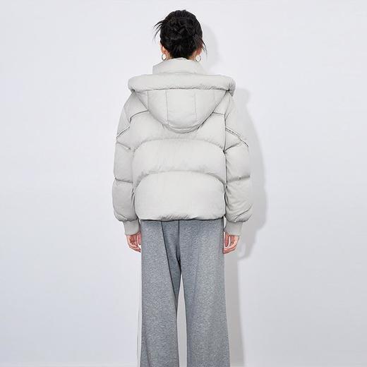 【高货wl】全新升级【铂金会员551/天猫749/差价198】(82108) 洛诗琳冬季新款新中式加厚高领长袖保暖短款白鸭绒羽绒服 商品图1