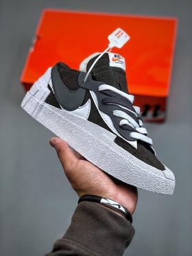 SACAI 开拓者 x Nike Blazer Low 重叠设计前卫开拓者低帮百搭板鞋