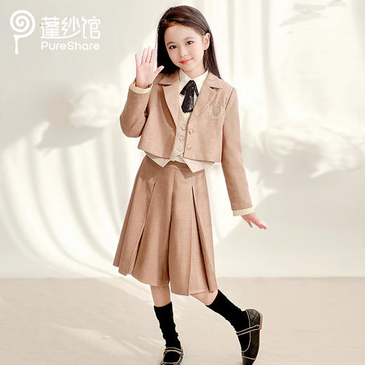 【非质量问题不退换】Pureshare 剑桥骑士套装新款学院风秋冬套装 商品图0