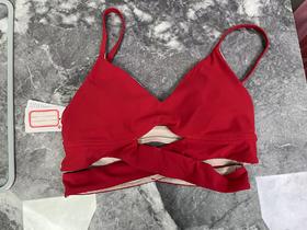 瑕疵Lululemon Still Now 女士A/B轻度支撑镂空排汗微弹瑜伽运动内衣