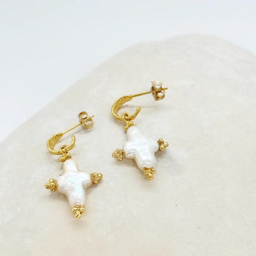 北京仓｜Elise Tsikis-Ethereal-空灵 珍珠 耳环［法国设计师］ 商品图1