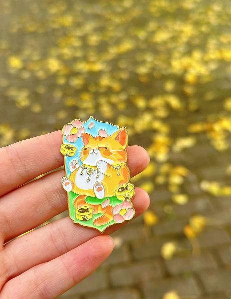 糗糗庄园-金属徽章冰箱贴 商品图4