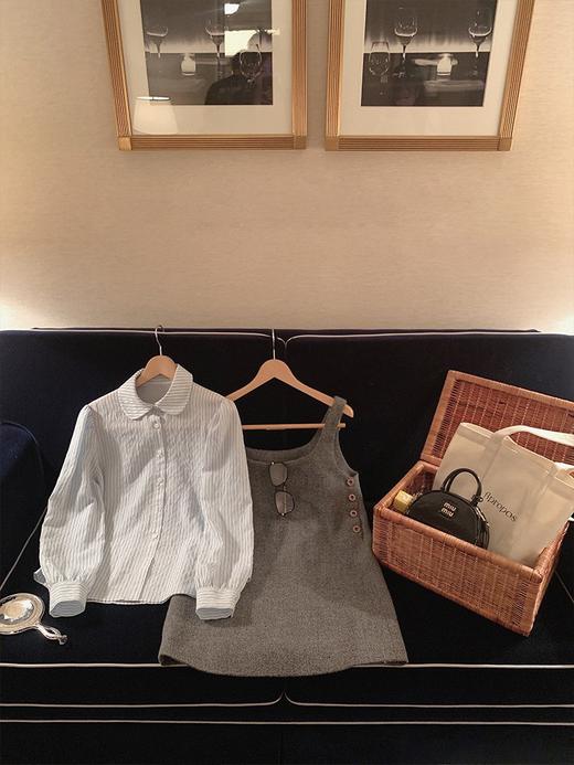 金蘑菇菇 Love temper乖乖牌 / 娃娃领衬衫+miu背心裙 商品图5