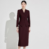 安可拉红西装套装女2026冬职业装 商品缩略图4