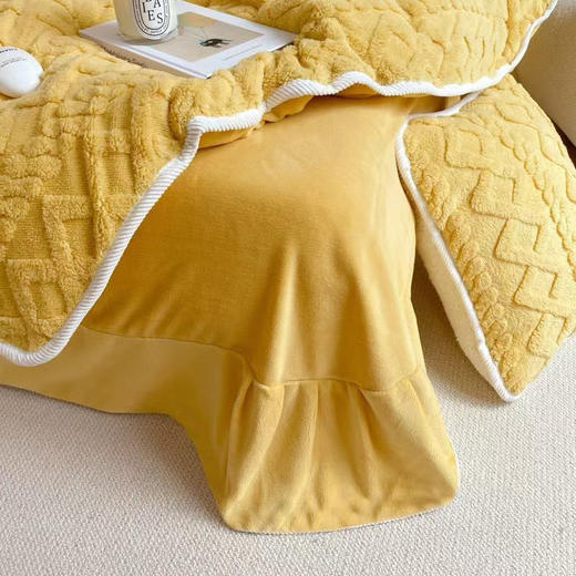 清货福利款！秋冬加厚高克重塔芙绒牛奶绒四件套 立体提花设计 触感温暖细腻 更懂你温度 商品图2