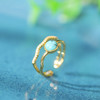 【海的女儿·仿绿松银戒指】敦煌风复古新中式轻奢小众戒指 商品缩略图0
