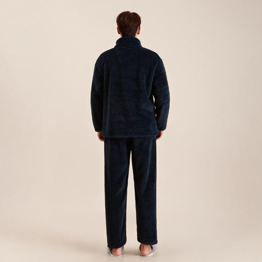 连绵·男女款珊瑚绒拉链家居服 商品图10