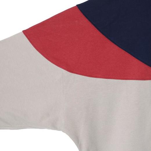 WY586新款时尚个性拼色半拉链立领卫衣休闲宽松潮流百搭上衣 商品图3