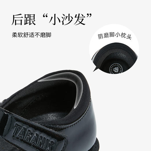 泰兰尼斯meta春季儿童皮鞋女宝聚会演出校园黑皮鞋甜美时尚单鞋子  M03D5A5707 商品图3