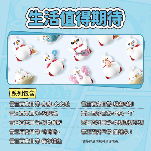 蜜雪冰城 雪王百变日常手办盲盒 桌面小摆件 商品图4