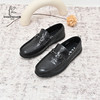 经典鲨2024年秋季新款百搭黑色男士一脚蹬柔软舒适平底豆豆鞋KW08-D33191 商品缩略图0