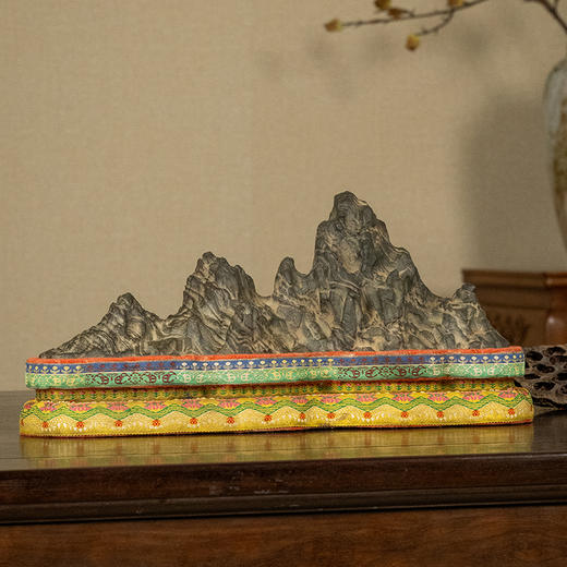 清 英石文房赏石山子摆件 商品图1