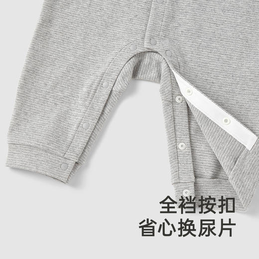 【商场同款】英氏婴儿衣服春夏长袖男宝连体衣2025新款假两件爬服 商品图3