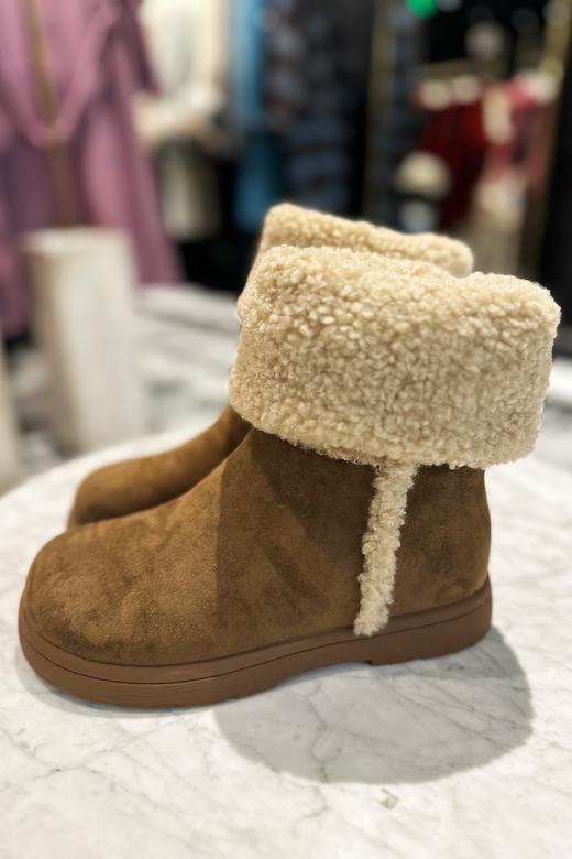 【门店同款】ENJOY冬季洋气绒面两穿中筒靴 159870956 商品图0