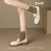 ZHR则则时尚百搭弹力靴2024秋冬新款加绒袜靴瘦瘦靴女靴乐福短靴 商品缩略图9