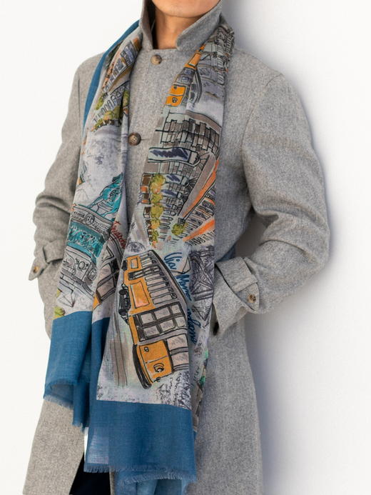 19 Andrea‘s 47 羊绒围巾 商品图0