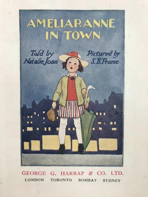 约20世纪中期 阿米莉安进城 皮尔斯数十幅彩色插图 精装32开 商品图3