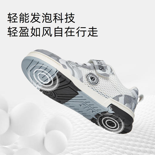 泰兰尼斯童鞋春季新款儿童板鞋男童运动鞋网面透气小童休闲鞋子  T02X5A5942 商品图3