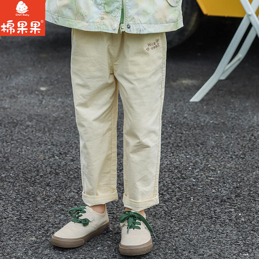 棉果果春季新品商场同款女童直筒裤M122200425100 商品图0