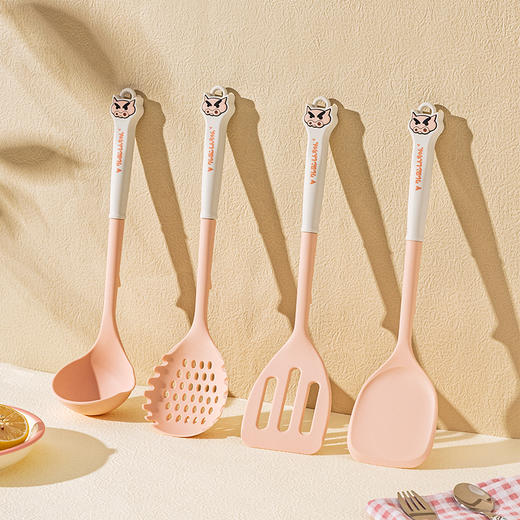 摩登主妇&蜡笔小新 硅胶锅铲不粘锅专用炒菜铲子汤勺家用厨具 商品图0