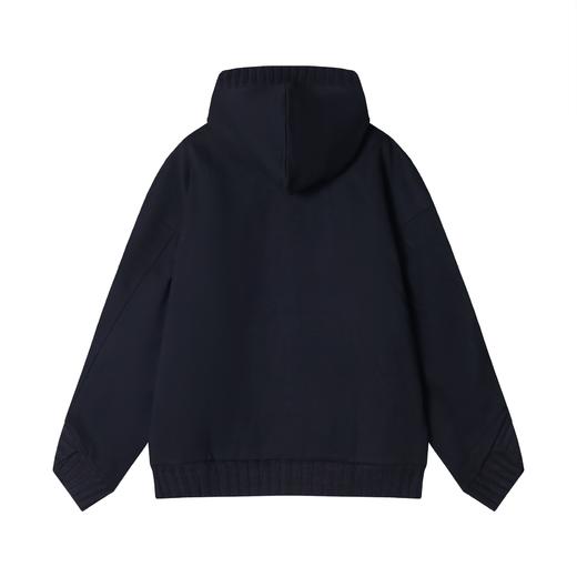 WY508秋冬季新款时尚个性纯色连帽套头卫衣休闲宽松情侣百搭上衣 商品图5