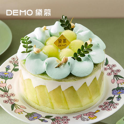 茉莉玫珑·蜜瓜奶油蛋糕 | Honeydew Melon Cream Cake【如需外出请加购保温包】 商品图0