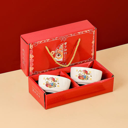 积分兑换【蛇年陶瓷碗】吃饭碗 本命年礼物礼盒装 送客户实用小礼品碗筷套装 #异业福利 商品图8