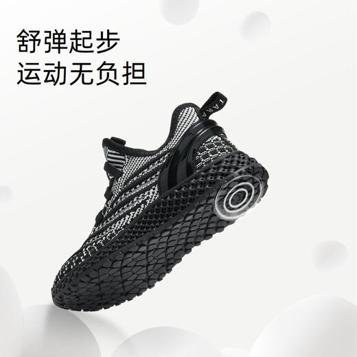 泰兰尼斯童鞋春季新款儿童运动鞋男童椰子鞋软底休闲鞋透气跑步鞋  T01X5A6046 商品图3