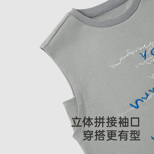 【商场同款】英氏儿童背心夏季透气无袖男童T恤纯棉2025新款背心 商品图3