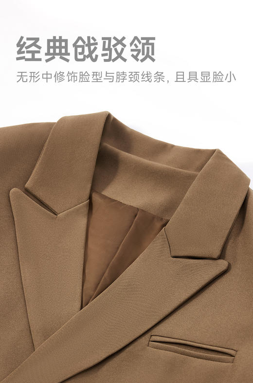 赤兔嗨购小西装外套女2024新款秋冬装今年流行oversize休闲高级感西服 商品图5